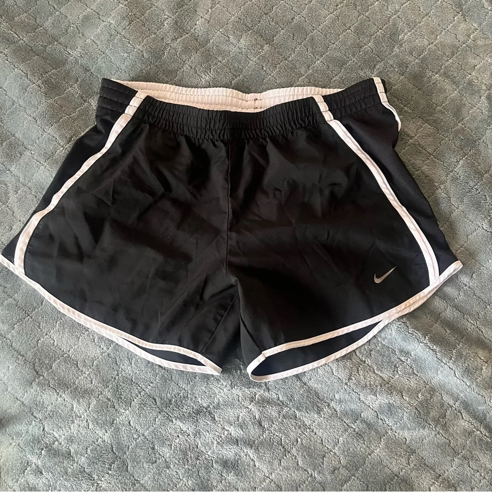 Nike Black and White Running‎ Shorts